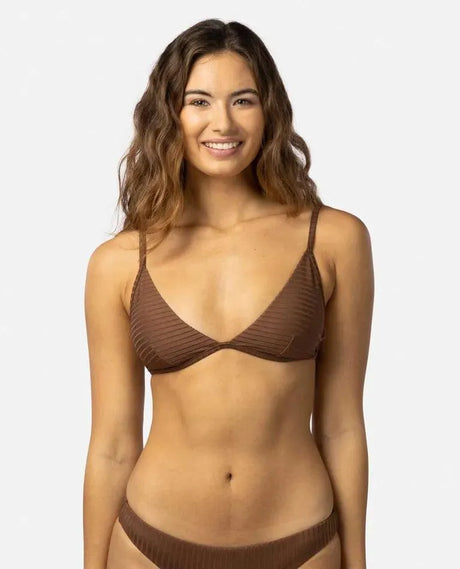 Premium Surf Fixed Triangle Bikini Top - Beachin Surf